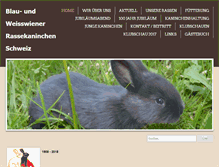 Tablet Screenshot of blauweisswienerklub.ch
